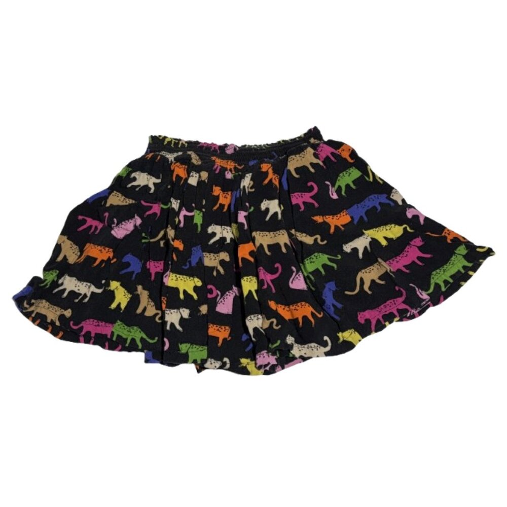 🐆 H&M Divided Colorful Leopard Print Mini Skirt 🐆
